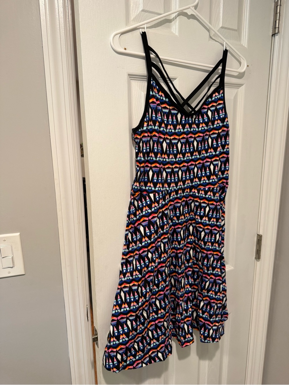 PINK Victoria's Secret Black Strappy Mini Dress